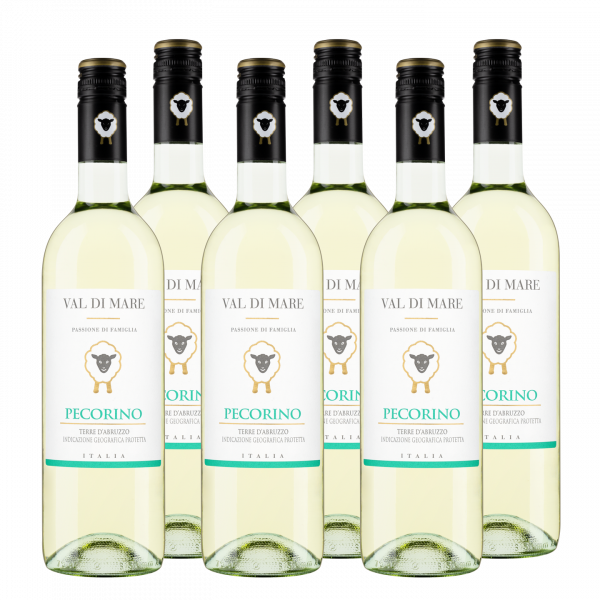 Pecorino Terre d´Abruzzo IGT Val di Mare Abruzzen Weißwein trocken (6 x 0,75 l)