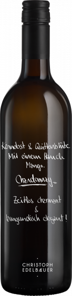 Bio-Chardonnay Kamptal QUW Edelbauer Weißwein trocken