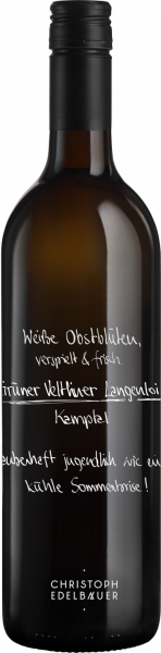 Bio-Grüner Veltliner Kamptal DAC Edelbauer Weißwein trocken