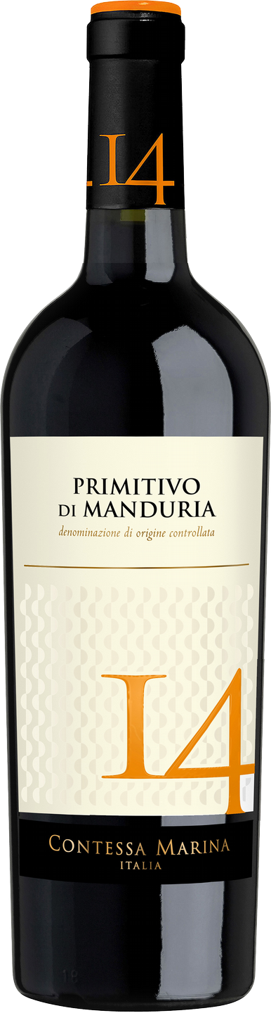 Primitivo di günstig Marina | Saffers Wein Contessa Manduria WinzerWelt 14 DOC kaufen